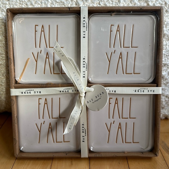 🍂FALL Y’ALL Coasters by Rae Dunn - Picture 1 of 5